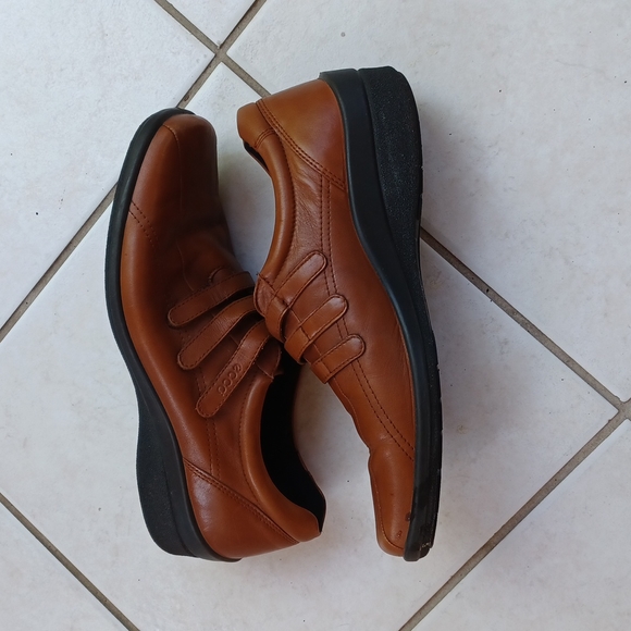 Ecco walnut leather loafer Size 41 - Picture 14 of 15